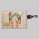 Rose Owl & Azure Deer Retro Orange Moonlight Wrist bagettes bags