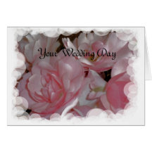 Rose Wedding Day Card