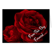 Rose Wedding Note Cards