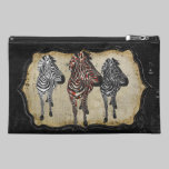 Rose Zebra Shadows Travel Accessory Bag bagettes bags