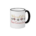 Roses and Daisies World's Best Grandma Coffee Mug