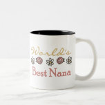 Roses and Daisies World's Best Nana Mug