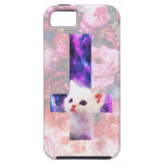 Roses And Inverted Cross Kitten Case iPhone 5 Cases