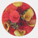 Roses, Calla Lilies and Berries Sticker
