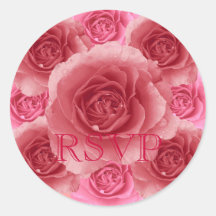 Roses RSVP Sticker
