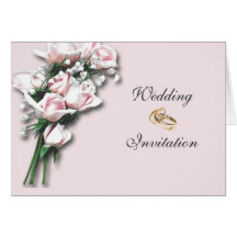 Roses  Wedding Invitation Card