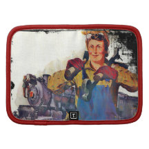 Rosie Riveter Works on the Rail Road WWII Planner