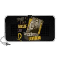 Rosie Sepia Childhood Cancer.png Travel Speaker