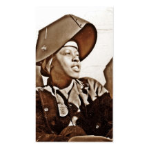 Rosie the Riveter in Welding Hood Business Card