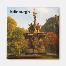 Ross Fountain Refrigerator Magnet