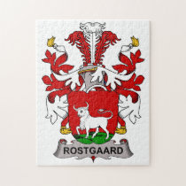 Rostgaard Family Crest puzzles