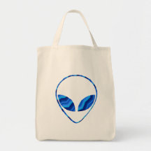 Roswell Alien Grocery Tote Bag