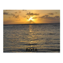 Rota Sunset Postcard
