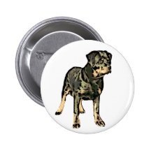 Rottweiler Button