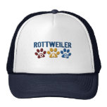 ROTTWEILER Dad Paw Print 1 Hats