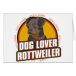 Rottweiler Dog Lover Card