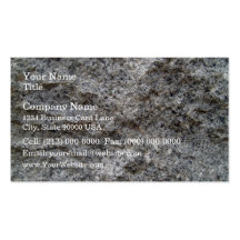 Rough Cut Granite Stone Texture Business Card