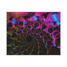Round About Wrapped Canvas Gallery Wrapped Canvas