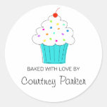 Round Cupcake Labels, From the Kitchen Of... Round Stickers