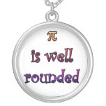 Round Pi Personalised Necklace