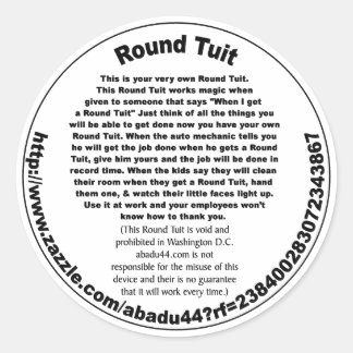 Round Tuit Gifts - T-Shirts, Art, Posters &amp; Other Gift Ideas | Zazzle