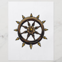 Round wheel with points pagan design.png flyer design
