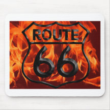 Route 66 Fire 1 Mousepad
