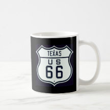 Route 66 Texas Coffee Mugs
