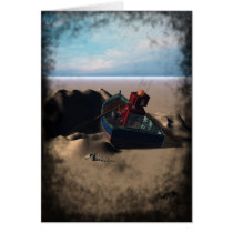 Row Boat Robot Card cards