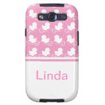 Row duck in pink Custom Samsung Galaxy Cases casemate cases