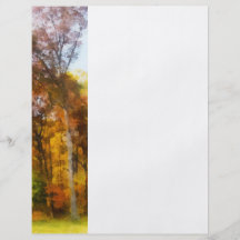 Row of Autumn Trees Full Colour Flyer