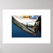 Rowboat at the dock print