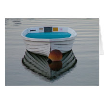 rowboat Rockport 296 Greeting Cards