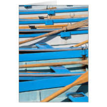 Rowing boats at Henley on Thames UK Cards