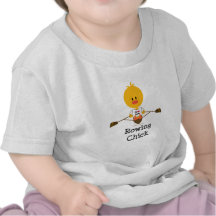 Rowing Chick Baby T shirt