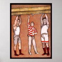 Rowing Cox Vintage Sports Rowers Rowing Boat Row Print