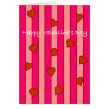 Rows of Hearts Card