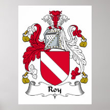 Roy Family Crest Poster