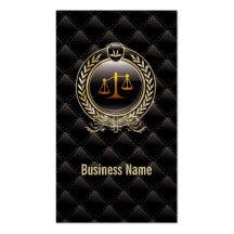 Royal Diamond Black Lawyer/Attorney business card