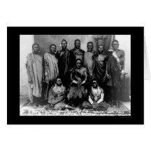Royal Family in Kenya 1909 Card