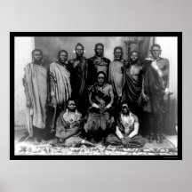 Royal Family in Kenya 1909 Poster