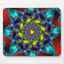 Royal Fractal Mouse Pad