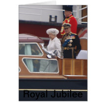 Royal jubilee greeting card