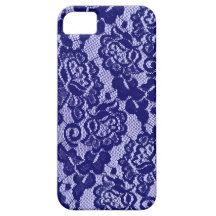 Royal PJ Blue lace I Phone case. iPhone 5 Cover