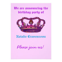 Royal Princess Birthday Invitation