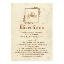 Royal Storybook - Directions Card Business Cards