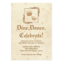 Royal Storybook - Reception Card Business Card Templates