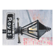 Royal Street Lamp Post Business Card