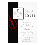 Royal Vertical High School Graduation Invitation