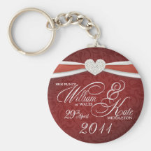 Royal Wedding - William & Kate Key Rings Keychains